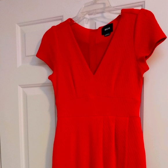 NWOT Anthropologie Maeve red dress - Picture 2 of 5